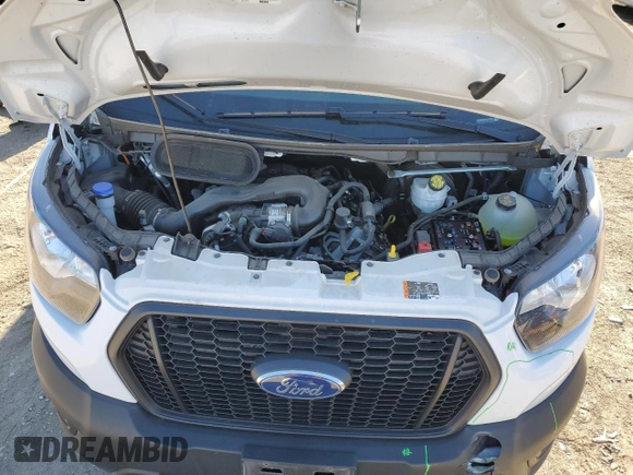 2023 Ford Transit Passenger XL with VIN 1FBAX9C85PKC11039, listed as a Copart auction lot 88472055 with 8,569 mi miles and Salvage Title. Bid and sale history available at DreamBid. Image 12.