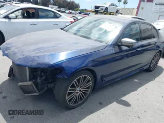 2018 BMW 5 Series M550i xDrive with VIN WBAJB9C59JB049436, listed as a IAAI auction lot 42126762 with 126,684 mi miles and . Bid and sale history available at DreamBid. Image 18.