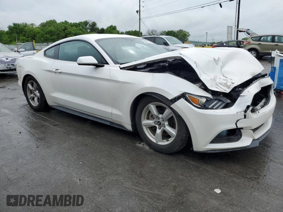 2017 Ford Mustang V6 with VIN 1FA6P8AM9H5358224, listed as a Copart auction lot 54611055 with 59,012 mi miles and Salvage title. Bid and sale history available at DreamBid. Image 4.