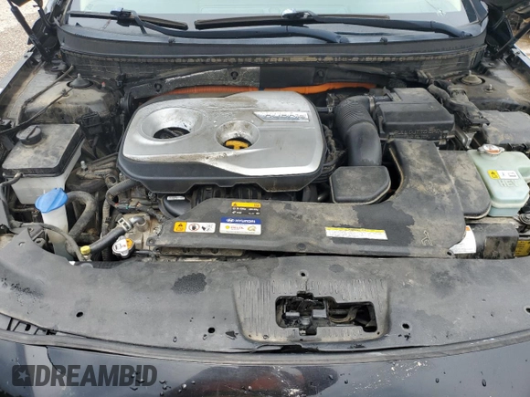 2017 Hyundai Sonata Hybrid SE with VIN KMHE24L19HA047623, listed as a Copart auction lot 62664743 with 162,433 mi miles. Bid and sale history available at carsss.com. Image 12.