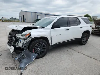 2019 Chevrolet Traverse Premier z VIN 1GNERKKW3KJ316442, wystawiony jako Copart lot #58150005 z przebiegiem 121 332 mil mil oraz Szkoda całkowita • Salvage title. Historia ofert i sprzedaży dostępna na DreamBid. Obrazek 1.