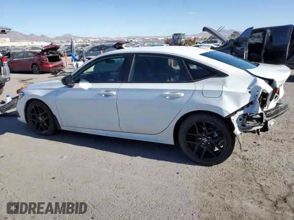2023 Honda Civic Sedan Sport with VIN 2HGFE2F55PH520308, listed as a Copart auction lot 86325404 with 10,170 mi miles and Salvage Title. Bid and sale history available at carsss.com. Image 2.