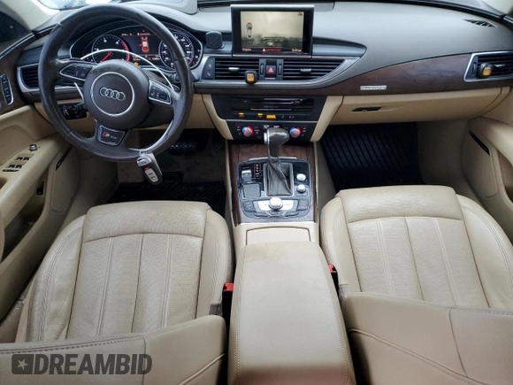 2015 Audi A7 3.0 TDI Prestige with VIN WAU2MAFC4FN019051, listed as a Copart auction lot 39189434 with 133,955 mi miles. Bid and sale history available at carsss.com. Image 8.