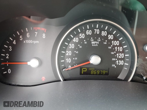 2014 Kia Sedona LX with VIN KNDMG4C77E6539099, listed as a Copart auction lot 72695234 with 86,979 mi miles and Salvage Title. Bid and sale history available at carsss.com. Image 9.