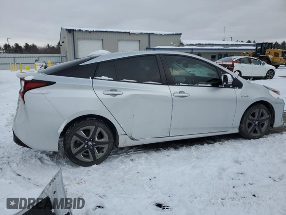 2019 Toyota Prius L Eco with VIN JTDKARFU5K3092583, listed as a Copart auction lot 46507135 with 71,690 mi miles and Salvage Title. Bid and sale history available at carsss.com. Image 3.