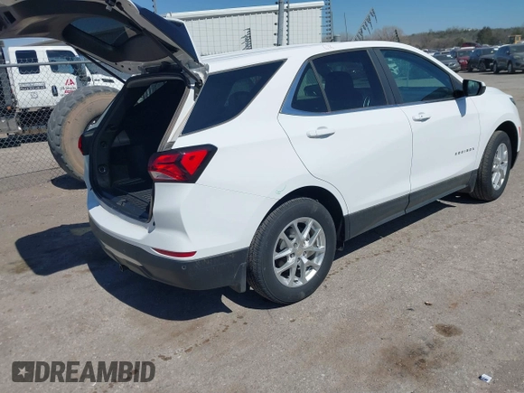 2023 Chevrolet Equinox LT with VIN 3GNAXTEG6PL250273, listed as a IAAI auction lot 41856123 with 7,900 mi miles and . Bid and sale history available at DreamBid. Image 4.