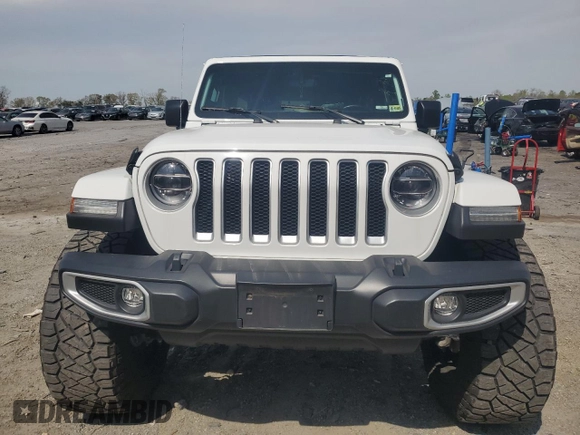 2021 Jeep Wrangler Unlimited Sahara с VIN 1C4HJXEN7MW823881, выставлен на аукционе Copart как лот 53062425 с пробегом 28 597 миль миль и Списание • Salvage title. История ставок и продаж доступна на DreamBid. Изображение 5.