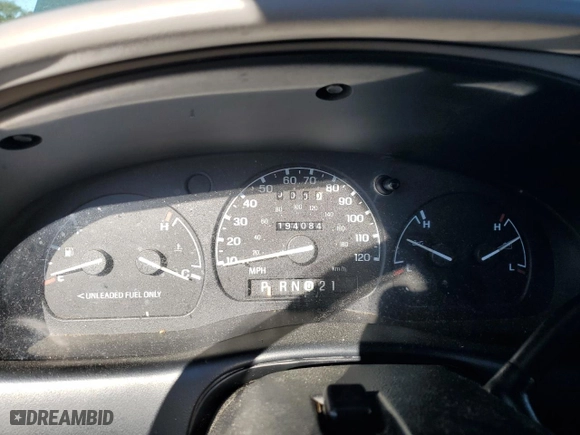 1995 Ford Ranger Splash with VIN 1FTCR10U4STA53815, listed as a Copart auction lot 75315324 with 194,084 mi miles and Salvage Title. Bid and sale history available at carsss.com. Image 9.