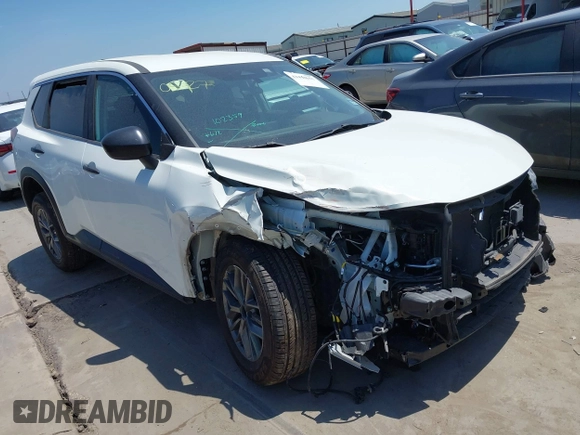 2023 Nissan Rogue S with VIN 5N1BT3AA0PC906114, listed as a IAAI auction lot 42448651 with 47,260 mi miles and . Bid and sale history available at DreamBid. Image 1.