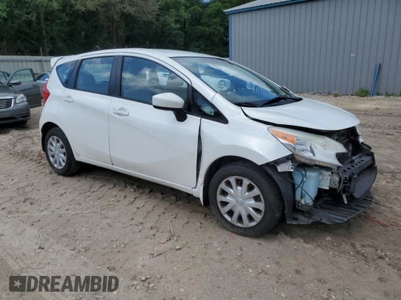 2015 Nissan Note SV with VIN 3N1CE2CP4FL359613, listed as a Copart auction lot 58637945 with Not provided miles and Salvage title. Bid and sale history available at DreamBid. Image 4.