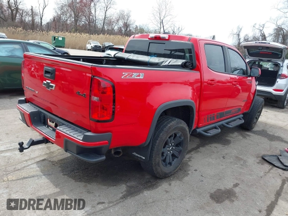 2018 Chevrolet Colorado 4WD Z71 z VIN 1GCGTDEN8J1141945, wystawiony jako IAAI lot #41837680 z przebiegiem 67 686 mil mil oraz . Historia ofert i sprzedaży dostępna na DreamBid. Obrazek 4.