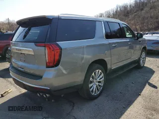 2023 GMC Yukon XL Denali with VIN 1GKS2JKL5PR330176, listed as a Copart auction lot 53314805 with 36,434 mi miles and Salvage Title. Bid and sale history available at carsss.com. Image 3.