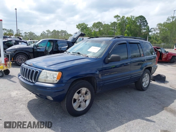 2001 Jeep Grand Cherokee Limited with VIN 1J4GX58S01C657436, listed as a IAAI auction lot 42102133 with 194,897 mi miles and . Bid and sale history available at DreamBid. Image 16.