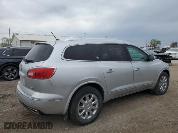 2015 Buick Enclave Leather with VIN 5GAKVBKD4FJ365873, listed as a Copart auction lot 53386365 with 185,006 mi miles and Salvage Title. Bid and sale history available at carsss.com. Image 3.