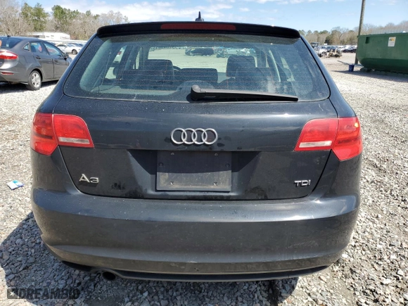 2011 Audi A3 2.0 TDI Premium with VIN WAUBJBFM2BA008056, listed as a Copart auction lot 47849015 with 104,601 mi miles and Salvage Title. Bid and sale history available at carsss.com. Image 6.