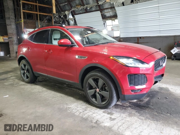 2018 Jaguar E-Pace SE with VIN SADFP2FX7J1Z05454, listed as a Copart auction lot 56289955 with 45,182 mi miles and Salvage Title. Bid and sale history available at DreamBid. Image 4.