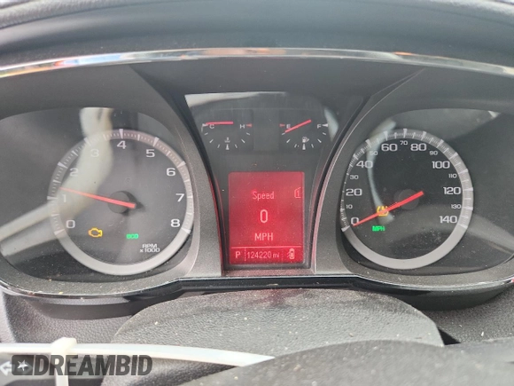 2012 GMC Terrain SLE-1 with VIN 2GKFLREKXC6352082, listed as a Copart auction lot 67064255 with 124,220 mi miles and Clean title. Bid and sale history available at DreamBid. Image 9.
