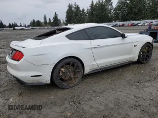 2015 Ford Mustang GT with VIN 1FA6P8CF4F5382782, listed as a Copart auction lot 50931205 with 132,041 mi miles and Salvage Title. Bid and sale history available at carsss.com. Image 3.
