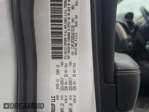 2014 Jeep Cherokee Altitude with VIN 1C4PJMCB3EW215165, listed as a Copart auction lot 53779275 with 177,948 mi miles and Clean Title. Bid and sale history available at carsss.com. Image 13.