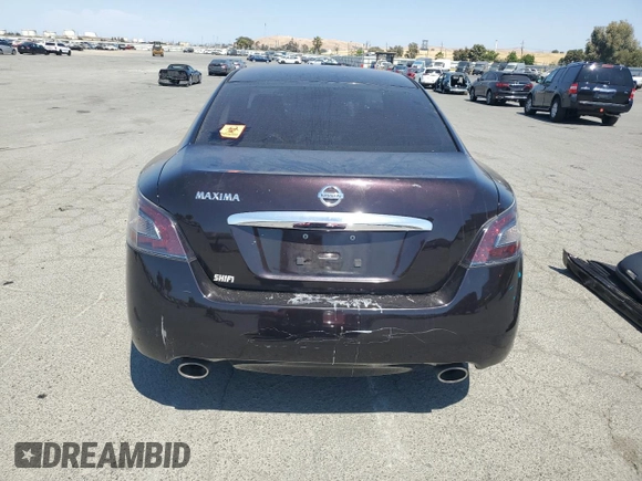 2014 Nissan Maxima SV with VIN 1N4AA5AP1EC481561, listed as a Copart auction lot 59774045 with 143,986 mi miles and Salvage title. Bid and sale history available at DreamBid. Image 6.