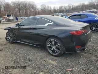 2017 Infiniti Q60 Premium with VIN JN1CV7EKXHM110109, listed as a Copart auction lot 49949525 with 45,424 mi miles and Salvage title. Bid and sale history available at DreamBid. Image 2.