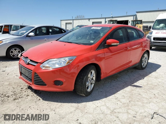 2013 Ford Focus SE with VIN 1FADP3K21DL182041, listed as a Copart auction lot 52100535 with 156,308 mi miles and Salvage Title. Bid and sale history available at carsss.com. Image 1.