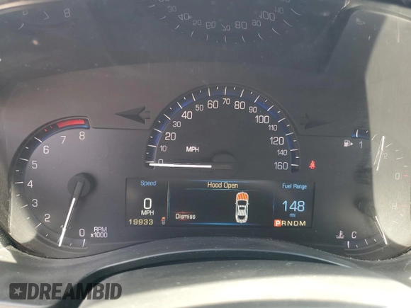 2014 Cadillac ATS Standard RWD with VIN 1G6AA5RA3E0175573, listed as a Copart auction lot 61925725 with 19,933 mi miles and Salvage title. Bid and sale history available at DreamBid. Image 9.