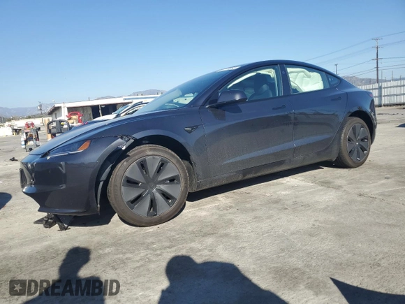 2025 Tesla Model 3 Long Range with VIN 5YJ3E1EA6SF895973, listed as a Copart auction lot 50271855 with Not Provided miles and Salvage Title. Bid and sale history available at DreamBid. Image 1.