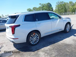 2024 Cadillac XT6 FWD Premium Luxury с VIN 1GYKPCRS0RZ700856, выставлен на аукционе IAAI как лот 41853450 с пробегом 6 507 миль миль и . История ставок и продаж доступна на DreamBid. Изображение 4.