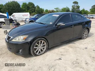 2011 Lexus IS 250 with VIN JTHCF5C21B5046236, listed as a Copart auction lot 60413395 with 142,708 mi miles and Salvage title. Bid and sale history available at DreamBid. Image 1.