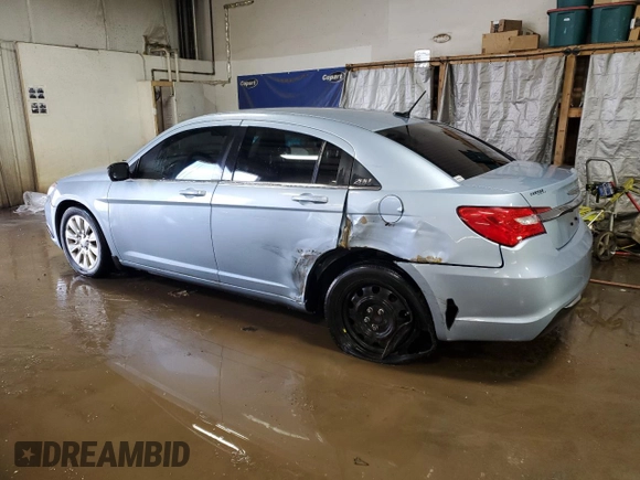 2014 Chrysler 200 LX with VIN 1C3CCBAG6EN164900, listed as a Copart auction lot 50705835 with 123,818 mi miles and Salvage Title. Bid and sale history available at carsss.com. Image 2.