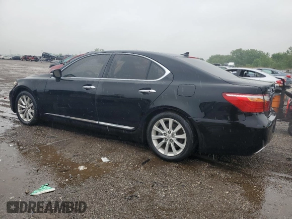 2010 Lexus LS 460 with VIN JTHCL5EF3A5006103, listed as a Copart auction lot 58077105 with 120,121 mi miles and Salvage title. Bid and sale history available at DreamBid. Image 2.