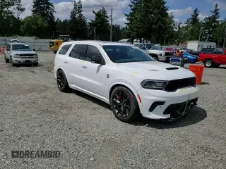 2024 Dodge Durango SRT Hellcat Premium with VIN 1C4SDJH98RC228524, listed as a Copart auction lot 57474325 with 5,528 mi miles and Salvage title. Bid and sale history available at DreamBid. Image 14.