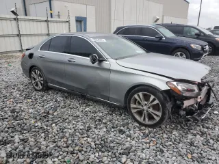 2015 Mercedes-Benz C-Class C 300 with VIN 55SWF4JBXFU087950, listed as a Copart auction lot 52254375 with 102,622 mi miles and Salvage Title. Bid and sale history available at carsss.com. Image 4.
