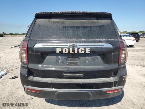 2023 Chevrolet Tahoe Commercial with VIN 1GNSCLED4PR507963, listed as a Copart auction lot 50019835 with 10,945 mi miles and Non Repairable. Bid and sale history available at carsss.com. Image 6.