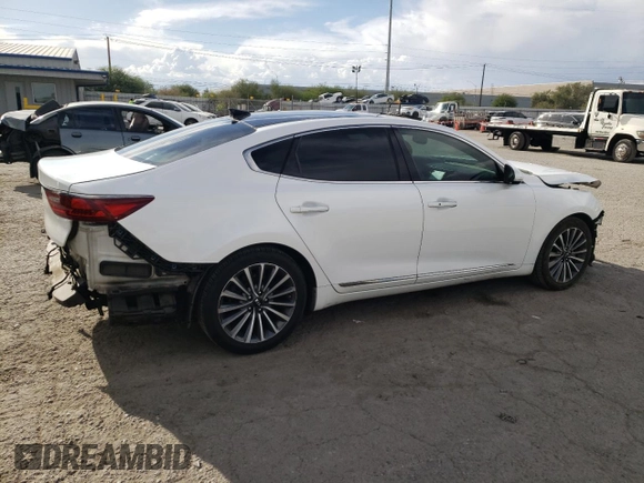 2018 Kia Cadenza Premium with VIN KNALC4J11J5105019, listed as a Copart auction lot 72257314 with 52,912 mi miles and Salvage Title. Bid and sale history available at DreamBid. Image 3.