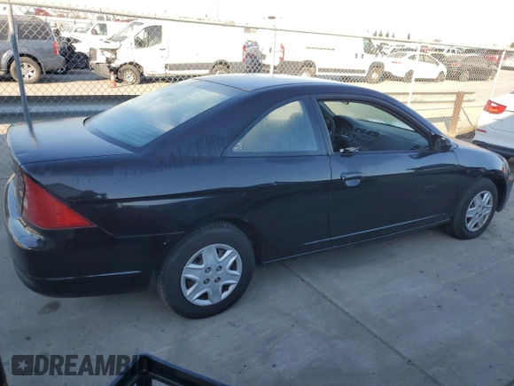 2003 Honda Civic LX with VIN 1HGEM22503L060315, listed as a Copart auction lot 89404785 with Not Provided miles and Clean Title. Bid and sale history available at DreamBid. Image 3.