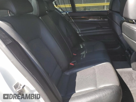 2012 BMW 7 Series 750i xDrive with VIN WBAKC6C56CC396591, listed as a Copart auction lot 53365865 with 119,603 mi miles and Salvage Title. Bid and sale history available at DreamBid. Image 10.