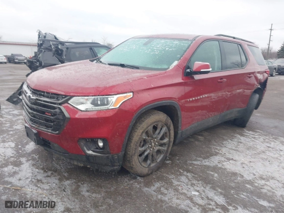 2019 Chevrolet Traverse RS with VIN 1GNERJKX7KJ101469, listed as a IAAI auction lot 41519197 with 85,081 mi miles. Bid and sale history available at carsss.com. Image 2.
