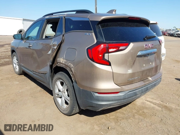 2018 GMC Terrain SLE with VIN 3GKALMEV6JL345114, listed as a IAAI auction lot 41985321 with 93,373 mi miles and . Bid and sale history available at carsss.com. Image 3.