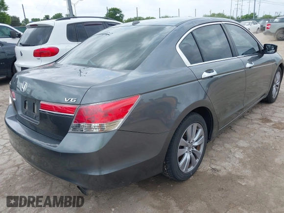 2011 Honda Accord EX-L with VIN 1HGCP3F85BA015082, listed as a IAAI auction lot 42078874 with 174,780 mi miles and . Bid and sale history available at DreamBid. Image 4.