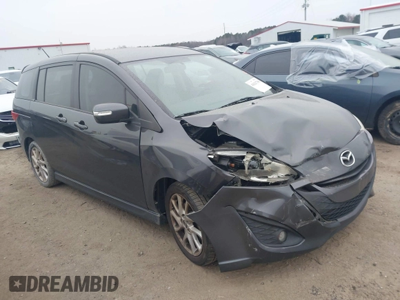 2013 Mazda 5 Touring with VIN JM1CW2CL2D0160917, listed as a IAAI auction lot 41621798 with 135,607 mi miles. Bid and sale history available at carsss.com. Image 1.