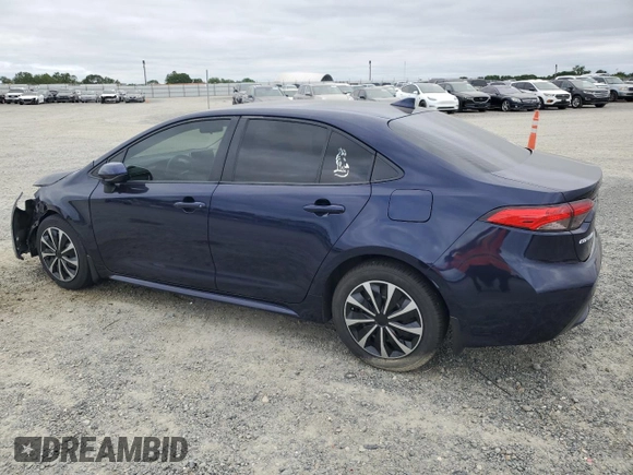2020 Toyota Corolla LE with VIN JTDEPRAE9LJ052757, listed as a Copart auction lot 53683115 with 82,223 mi miles and Salvage Title. Bid and sale history available at carsss.com. Image 2.