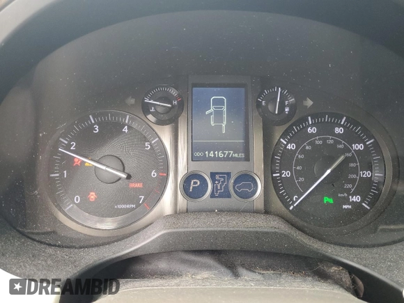 2011 Lexus GX 460 with VIN JTJBM7FX9B5021992, listed as a Copart auction lot 51587885 with 141,677 mi miles and Salvage Title. Bid and sale history available at DreamBid. Image 9.