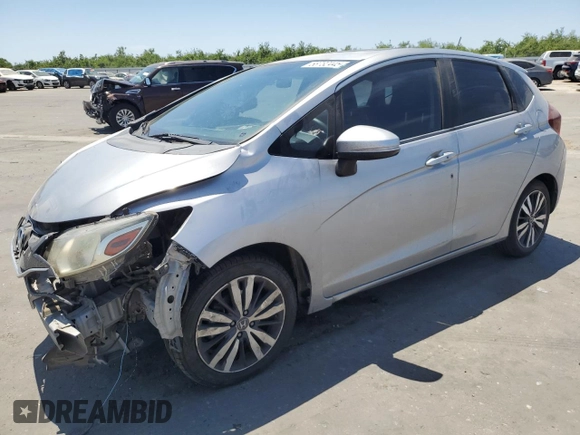 2017 Honda Fit EX with VIN JHMGK5H79HS001542, listed as a Copart auction lot 58732445 with 117,936 mi miles and Salvage title. Bid and sale history available at DreamBid. Image 1.