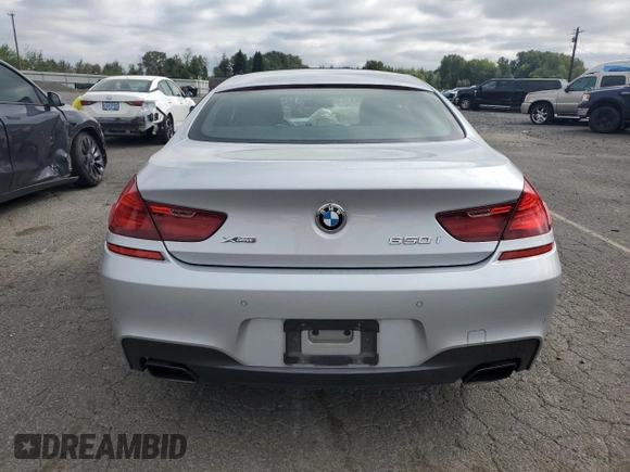 2016 BMW 6 Series 650i xDrive with VIN WBA6D6C51GG387911, listed as a Copart auction lot 72292984 with 0 mi miles and Salvage Title. Bid and sale history available at carsss.com. Image 6.