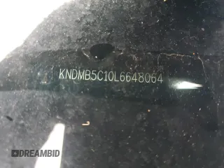 2020 Kia Sedona EX with VIN KNDMB5C10L6648064, listed as a Copart auction lot 46973085 with 52,374 mi miles and Salvage Title. Bid and sale history available at carsss.com. Image 14.