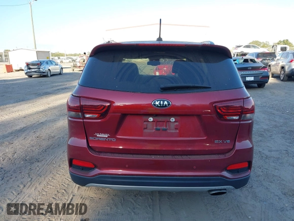 2020 Kia Sorento EX V6 with VIN 5XYPH4A59LG658892, listed as a IAAI auction lot 40647998 with 79,698 mi miles. Bid and sale history available at carsss.com. Image 16.
