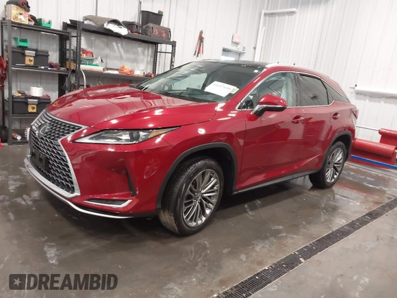 2022 Lexus RX with VIN 2T2JZMDA8NC358766, listed as a IAAI auction lot 41657650 with 17,716 mi miles. Bid and sale history available at carsss.com. Image 18.