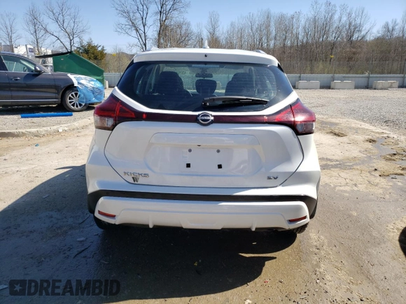 2024 Nissan Kicks SV with VIN 3N1CP5CV4RL473237, listed as a Copart auction lot 49705405 with 19,768 mi miles and Salvage Title. Bid and sale history available at DreamBid. Image 6.